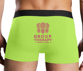 Group Therapy - Sharing Is Caring - Neon Yellow Boxer Brief