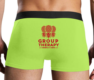 Group Therapy - Sharing Is Caring - Neon Yellow Boxer Brief