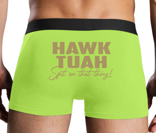 Hawk Tuah Spit On That Thing - Neon Yellow Boxer Brief