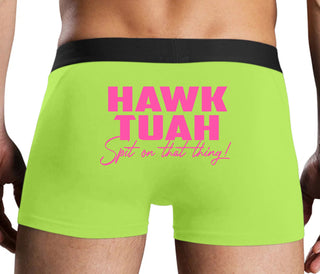 Hawk Tuah Spit On That Thing - Neon Yellow Boxer Brief