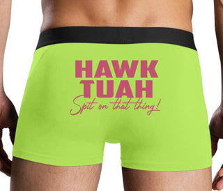 Hawk Tuah Spit On That Thing - Neon Yellow Boxer Brief