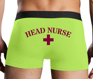 Head Nurse - Neon Yellow Boxer Brief