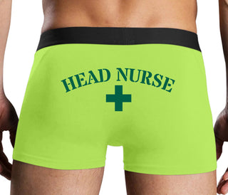 Head Nurse - Neon Yellow Boxer Brief
