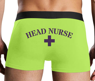 Head Nurse - Neon Yellow Boxer Brief