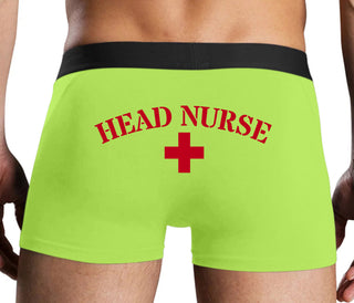 Head Nurse - Neon Yellow Boxer Brief