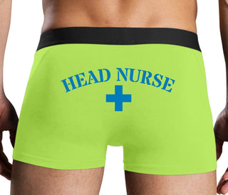 Head Nurse - Neon Yellow Boxer Brief
