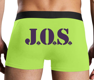 Jack Of Spades - Neon Yellow Boxer Brief
