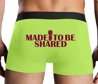 Made To Be Shared - Neon Yellow Boxer Brief