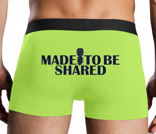 Made To Be Shared - Neon Yellow Boxer Brief