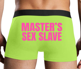 Masters Sex Slave - Neon Yellow Boxer Brief