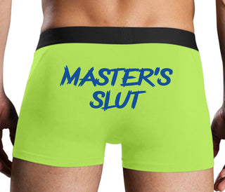 Master's Slut - Neon Yellow Boxer Brief