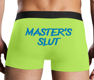 Master's Slut - Neon Yellow Boxer Brief