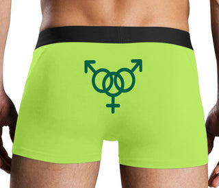 MMF Threesome - Neon Yellow Boxer Brief