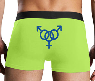 MMF Threesome - Neon Yellow Boxer Brief