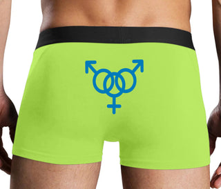 MMF Threesome - Neon Yellow Boxer Brief