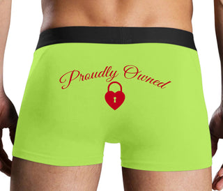 Proudly Owned - Neon Yellow Boxer Brief
