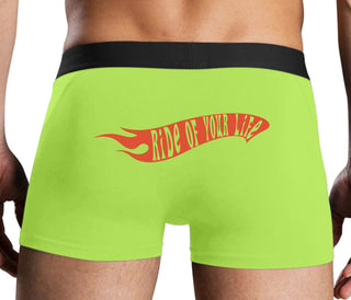 Ride Of Your Life - Neon Yellow Boxer Brief