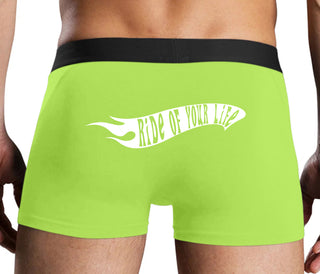 Ride Of Your Life - Neon Yellow Boxer Brief