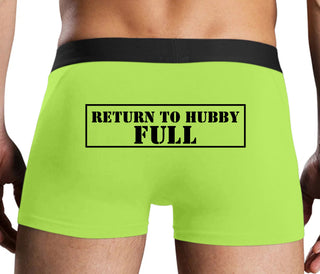 Return to Hubby Full - Neon Yellow Boxer Brief