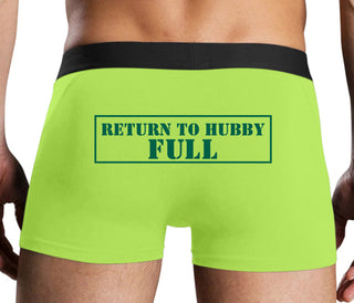 Return to Hubby Full - Neon Yellow Boxer Brief