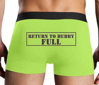 Return to Hubby Full - Neon Yellow Boxer Brief