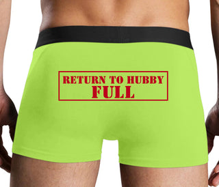 Return to Hubby Full - Neon Yellow Boxer Brief