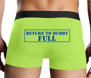Return to Hubby Full - Neon Yellow Boxer Brief