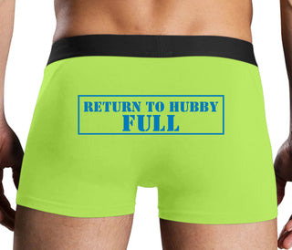 Return to Hubby Full - Neon Yellow Boxer Brief