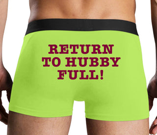 Return to Hubby Full - Neon Yellow Boxer Brief