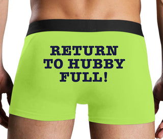 Return to Hubby Full - Neon Yellow Boxer Brief