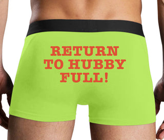 Return to Hubby Full - Neon Yellow Boxer Brief