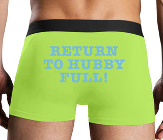 Return to Hubby Full - Neon Yellow Boxer Brief