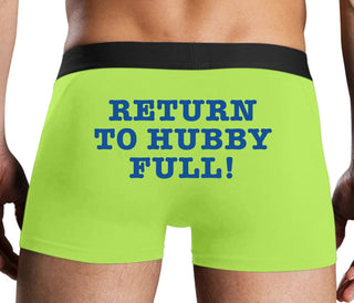Return to Hubby Full - Neon Yellow Boxer Brief