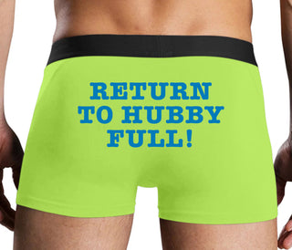 Return to Hubby Full - Neon Yellow Boxer Brief