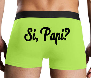 Si Pappi - Yes Daddy - Neon Yellow Boxer Brief