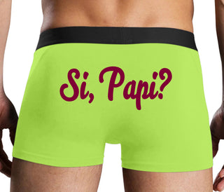 Si Pappi - Yes Daddy - Neon Yellow Boxer Brief
