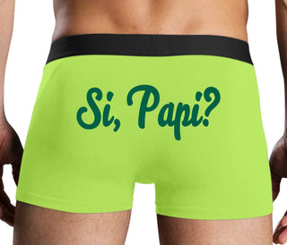 Si Pappi - Yes Daddy - Neon Yellow Boxer Brief