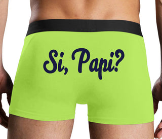 Si Pappi - Yes Daddy - Neon Yellow Boxer Brief