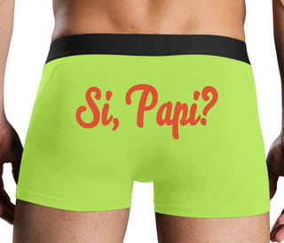 Si Pappi - Yes Daddy - Neon Yellow Boxer Brief