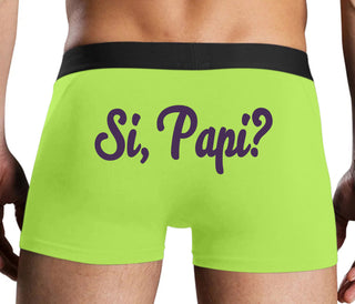 Si Pappi - Yes Daddy - Neon Yellow Boxer Brief