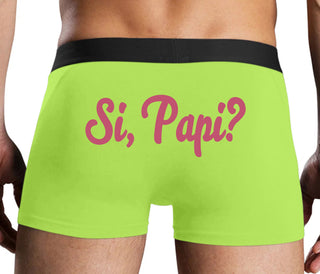 Si Pappi - Yes Daddy - Neon Yellow Boxer Brief