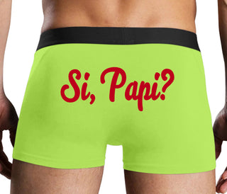 Si Pappi - Yes Daddy - Neon Yellow Boxer Brief