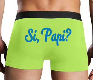 Si Pappi - Yes Daddy - Neon Yellow Boxer Brief