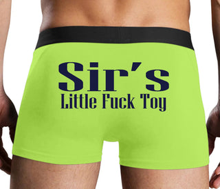 Sir's Little Fuck Toy - Neon Yellow Boxer Brief
