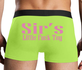 Sir's Little Fuck Toy - Neon Yellow Boxer Brief