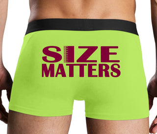 Size Matters - Neon Yellow Boxer Brief