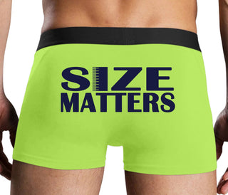 Size Matters - Neon Yellow Boxer Brief