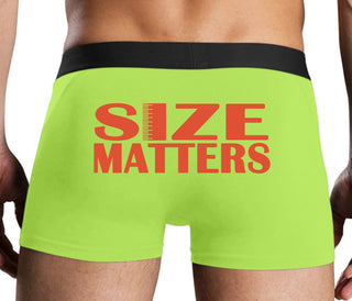 Size Matters - Neon Yellow Boxer Brief