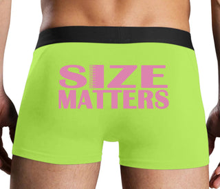 Size Matters - Neon Yellow Boxer Brief