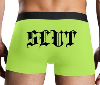 Slut - Goth Look - Neon Yellow Boxer Brief